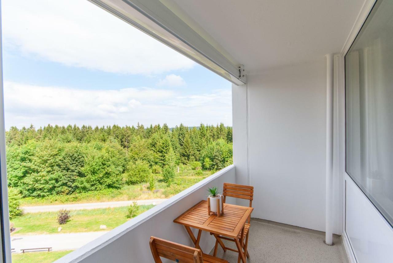 Modern & Schoner Landschaftsblick Apartment Goslar Exterior foto